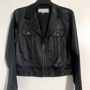 Vintage Dorthy Schoelen Platinum Black Jacket size Small